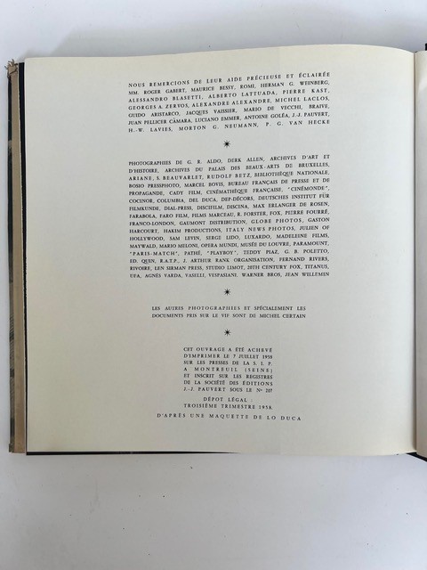 Lo Duca, Technique de l'érotisme, prima edizione (1958), fotografie in bianco e nero