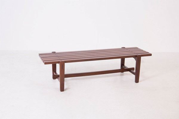 Wood Bench by Ezio Longhi for Elam, 1950
