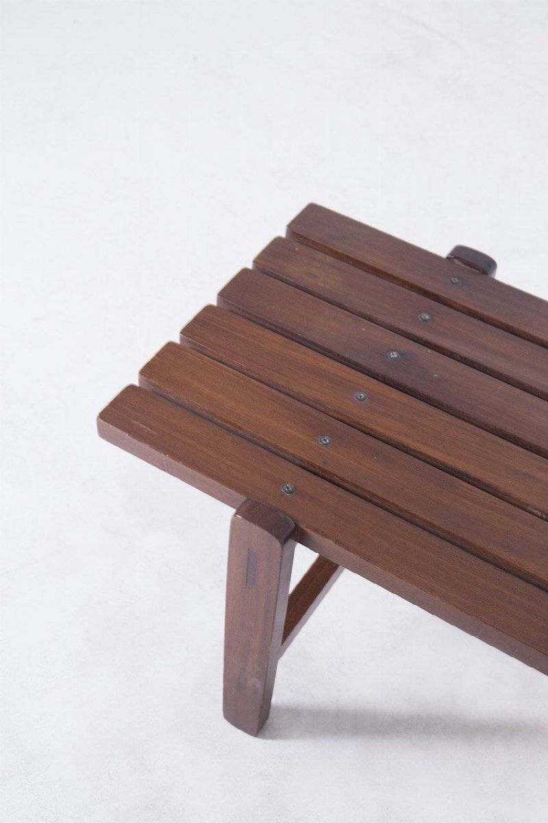 Wood Bench by Ezio Longhi for Elam, 1950