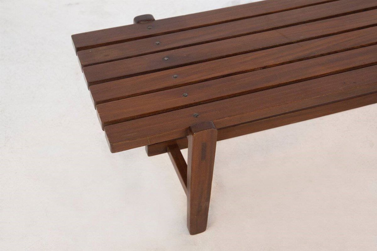 Wood Bench by Ezio Longhi for Elam, 1950