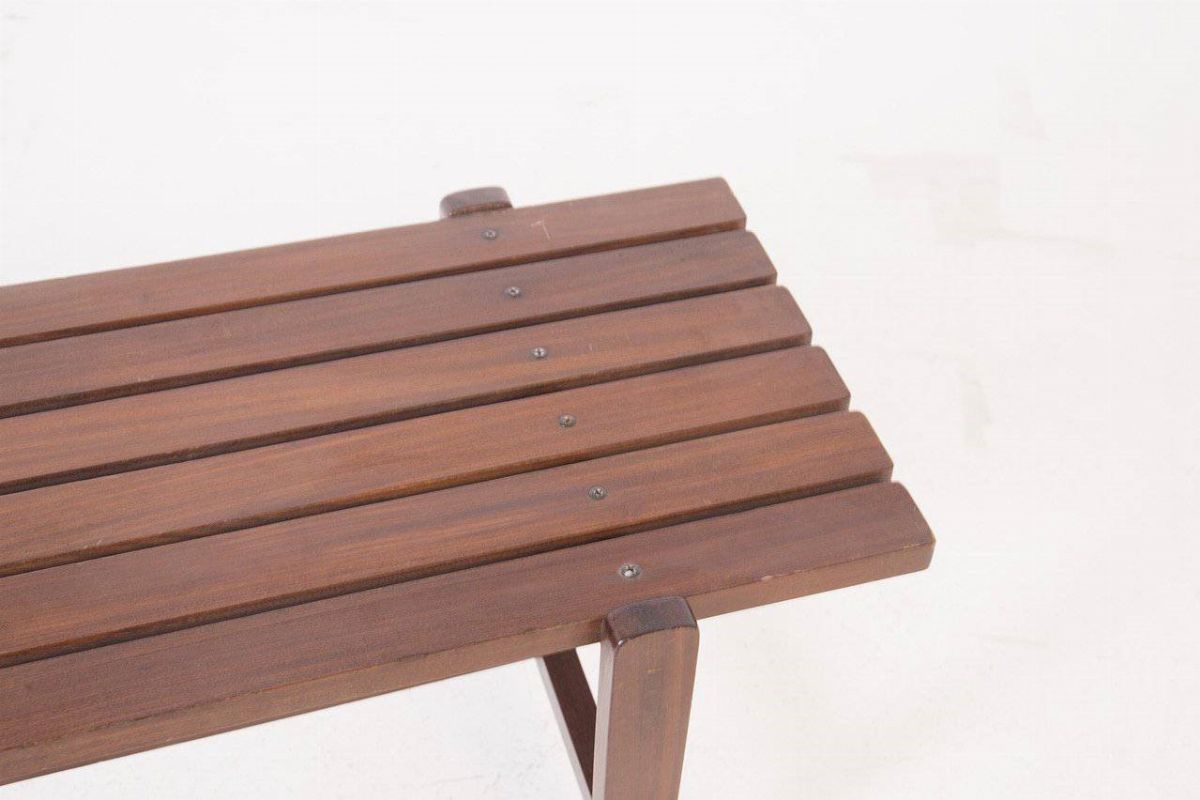 Wood Bench by Ezio Longhi for Elam, 1950