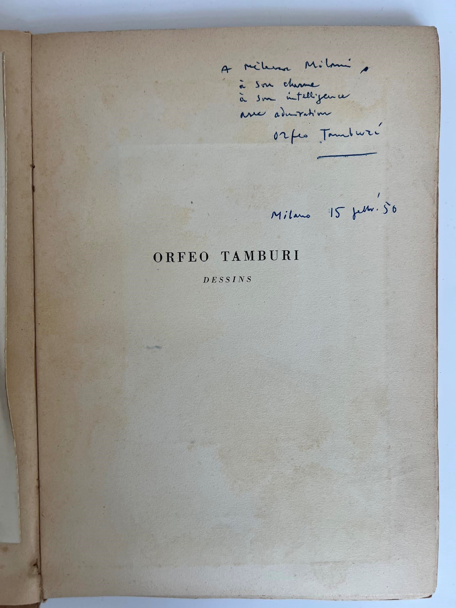 Orfeo Tamburi, Marcel Sauvage