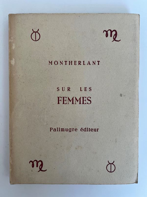Sur les femmes by Henry de Montherlant