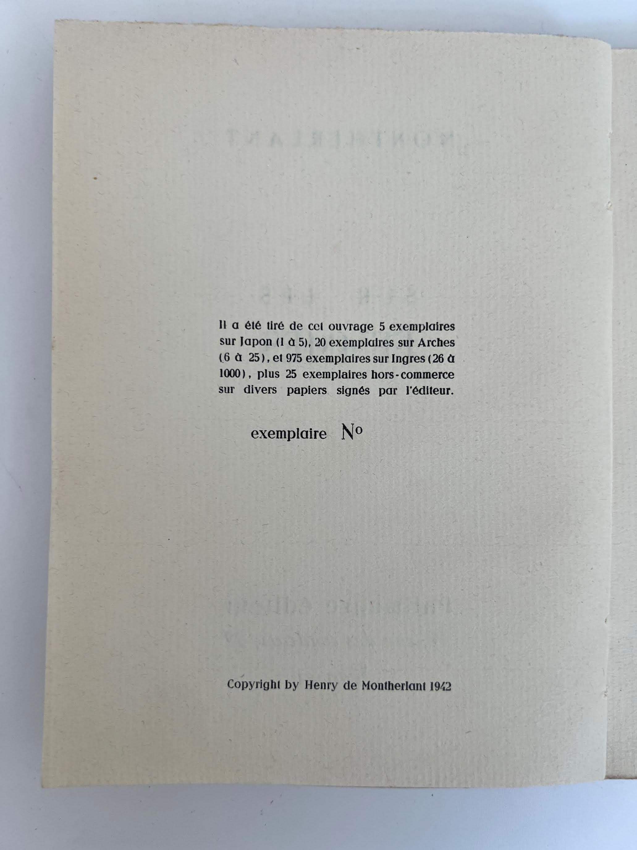 Sur les femmes di Henry de Montherlant