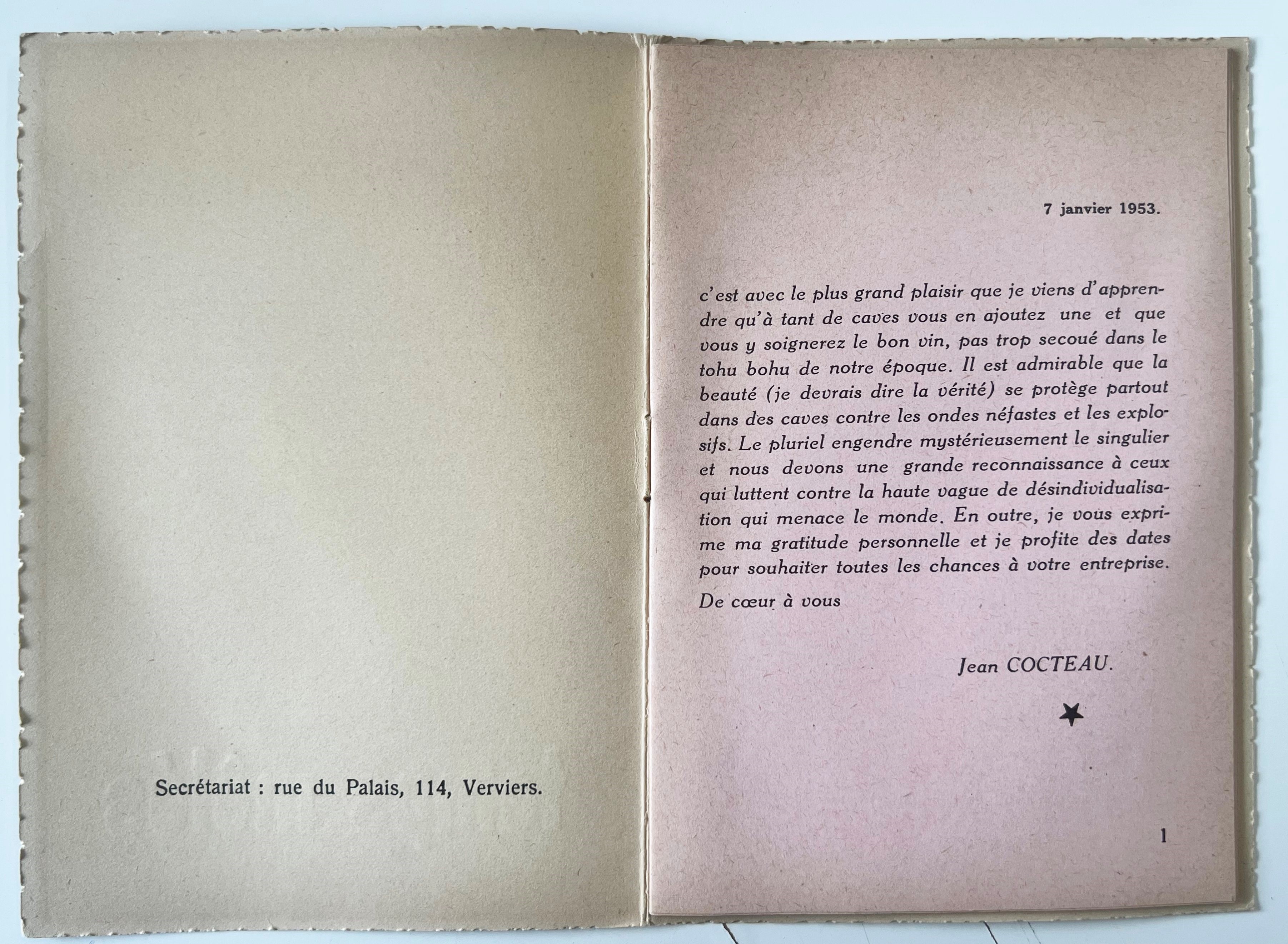 XXV de luxe, Temps mêlés, Verviers 1953