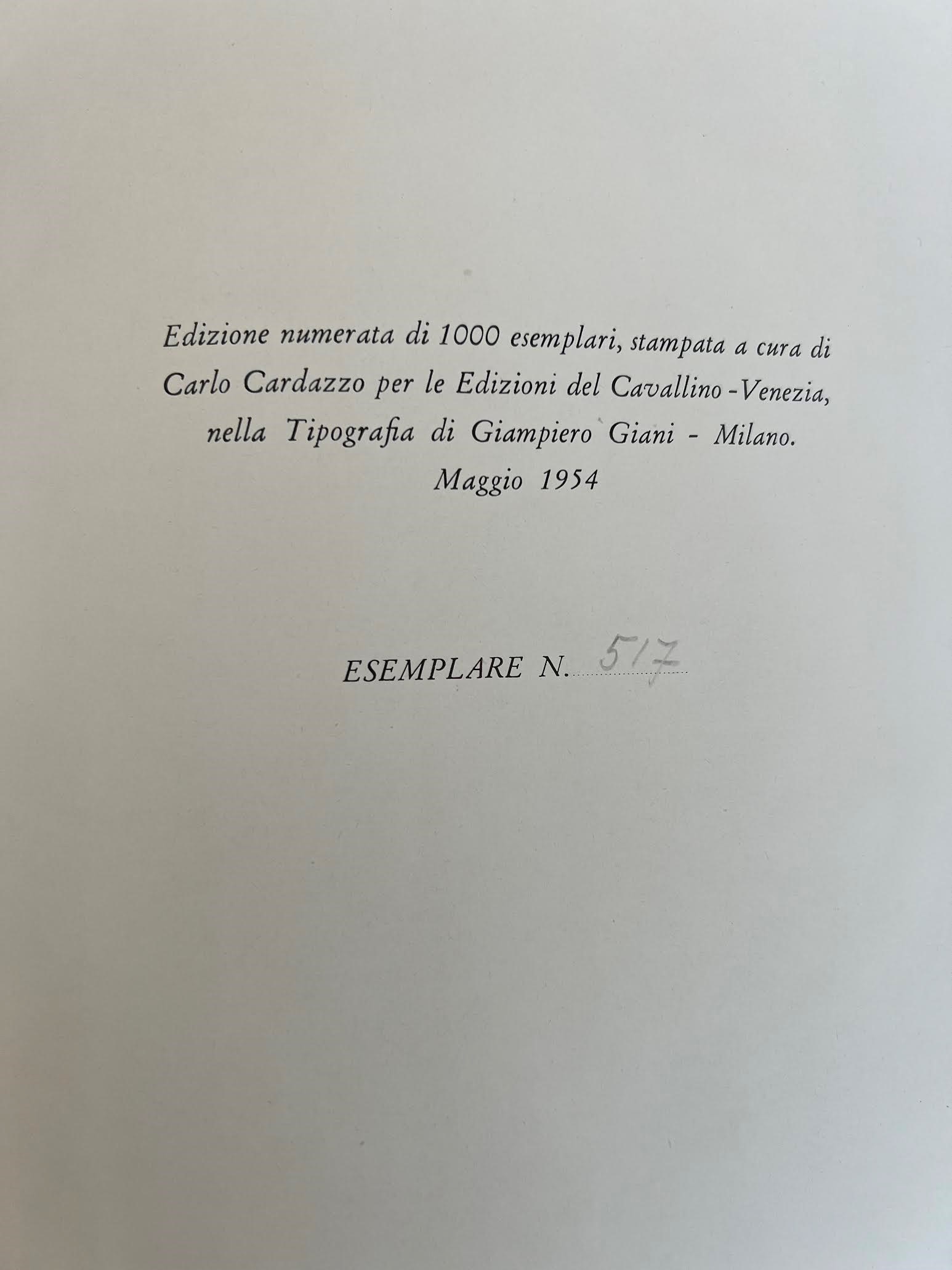 Giuseppe Capogrossi, Cavallino (monografia, edizione limitata)