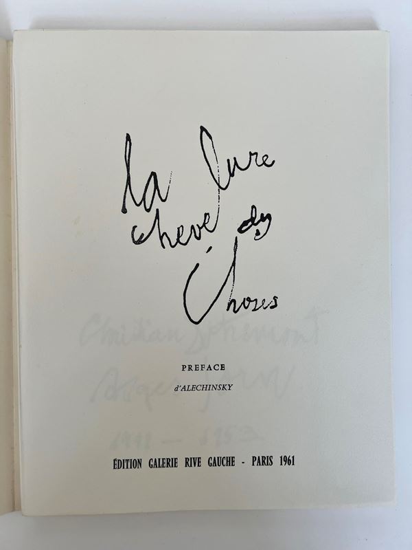 La Lune Chevelue des Choses Christian Dotremont & Asger Jorn