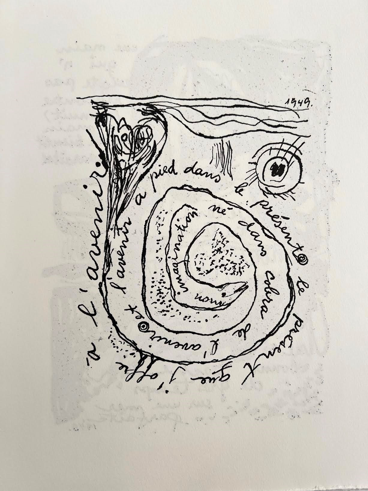 La Lune Chevelue des Choses Christian Dotremont & Asger Jorn