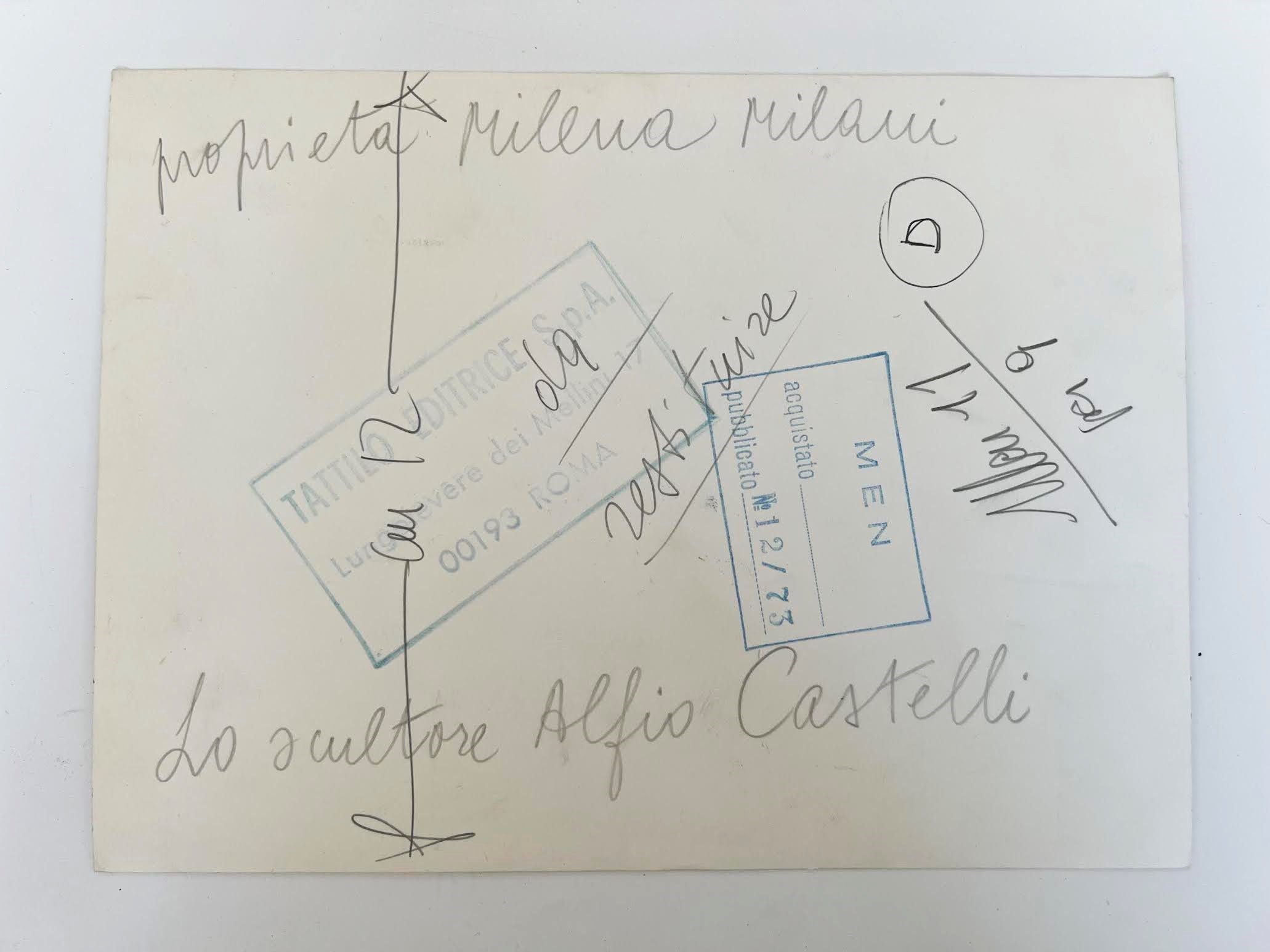 Alfio Castelli e Milena Milani, Fotografia in bianco e nero