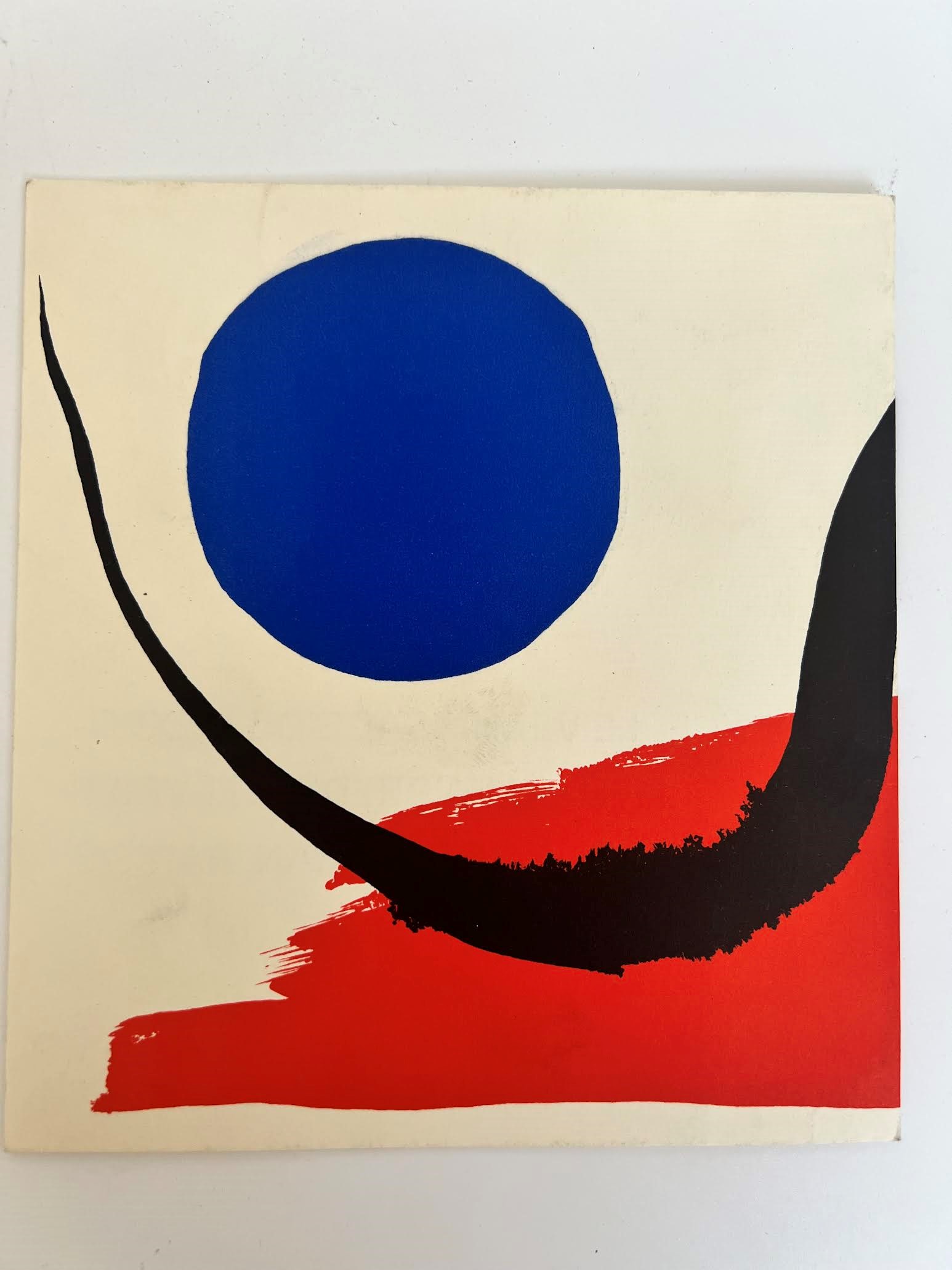 Alexander Calder, Invito per mostra, 1966