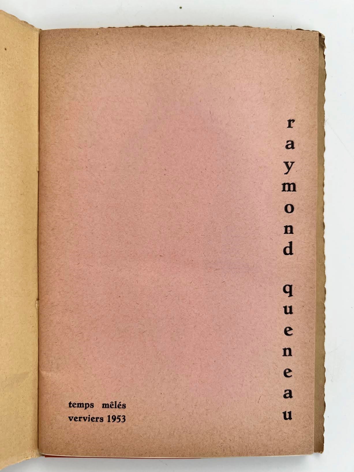 René Magritte, Temps Mêlé (Le Calumet de la Paix), copertina di numero speciale, marzo 1953