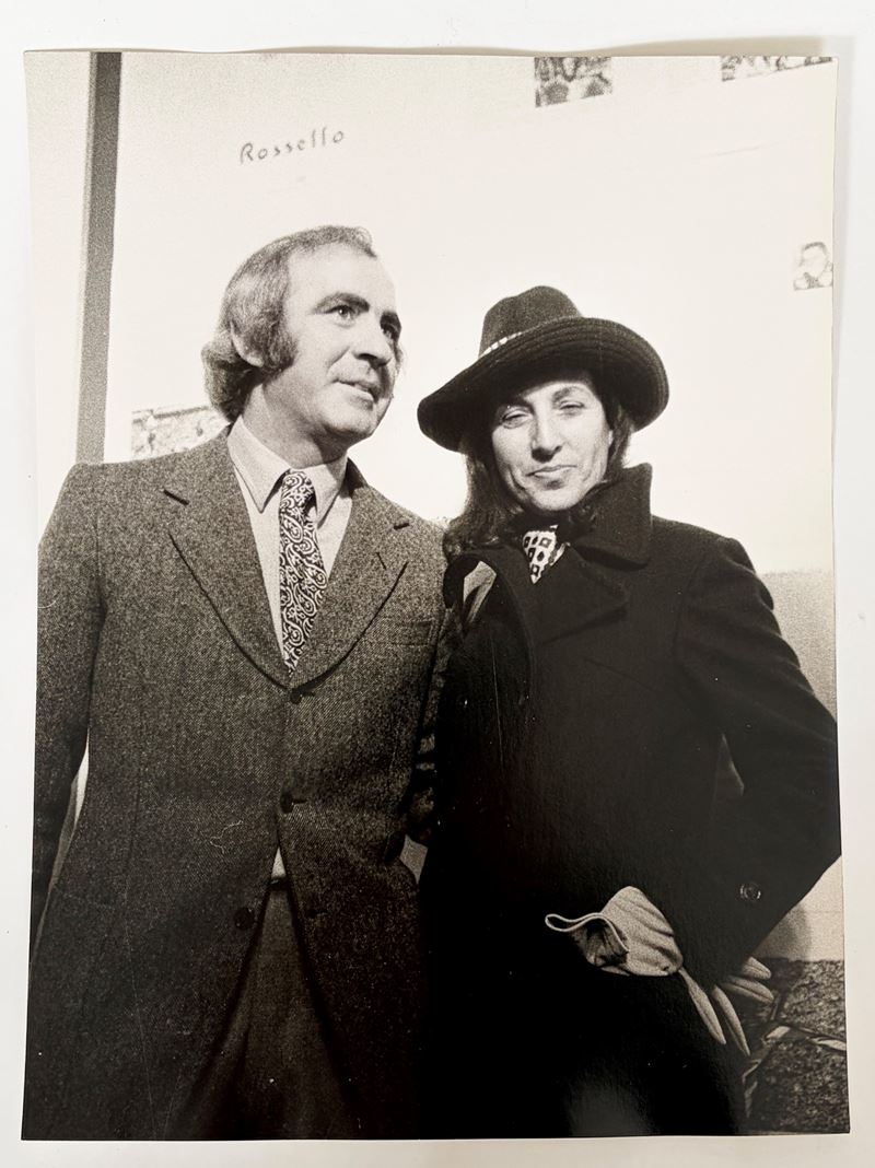 Mario Rossello con Milena Milani foto