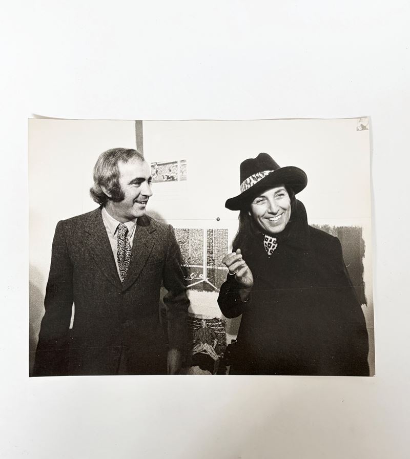 Mario Rossello con Milena Milani foto