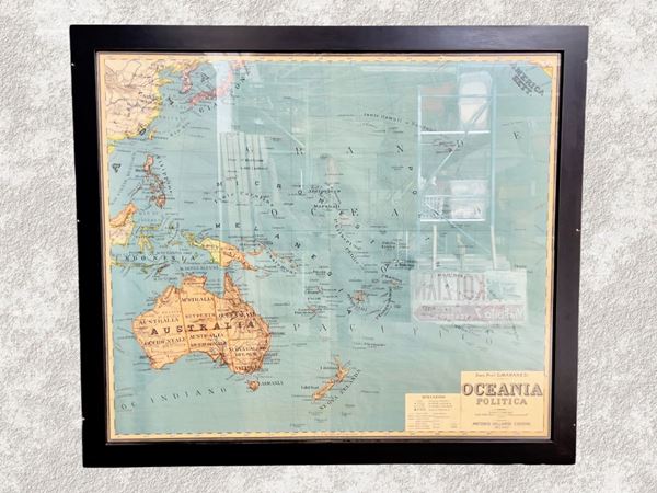 Antonio Vallardi Editore, Political map Oceania