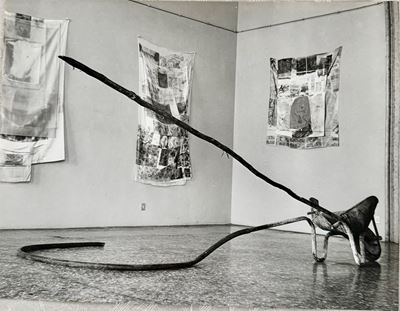 Fotografia d’archivio, Robert Rauschenberg: mostra a Ca' Pesaro, Venezia, bianco e nero (1975)