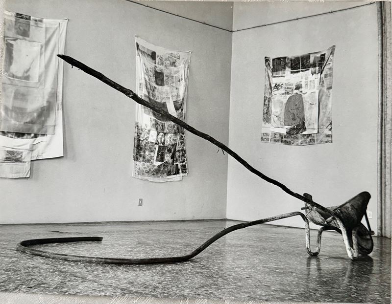 Fotografia d’archivio, Robert Rauschenberg: mostra a Ca' Pesaro, Venezia, bianco e nero (1975)
