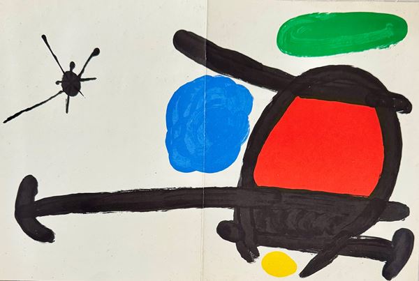 Miró - Recent Sculptures (Vernissage Invitation Card)