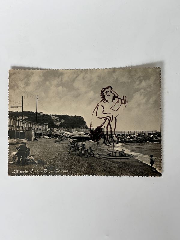 Postcard Milena Milani by Attilio Nani and Franco Garelli