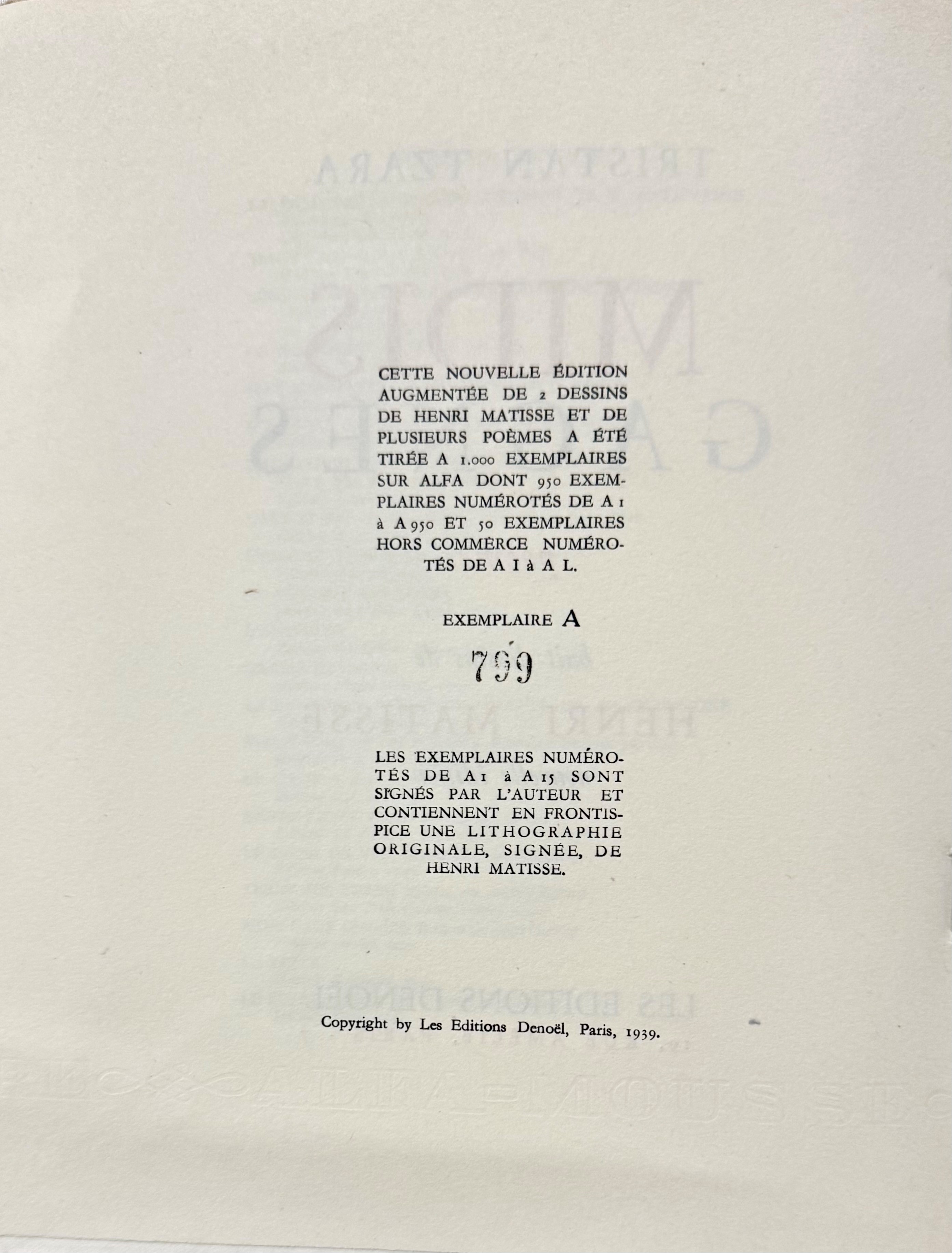 TZARA Tristan, Midis gagnés