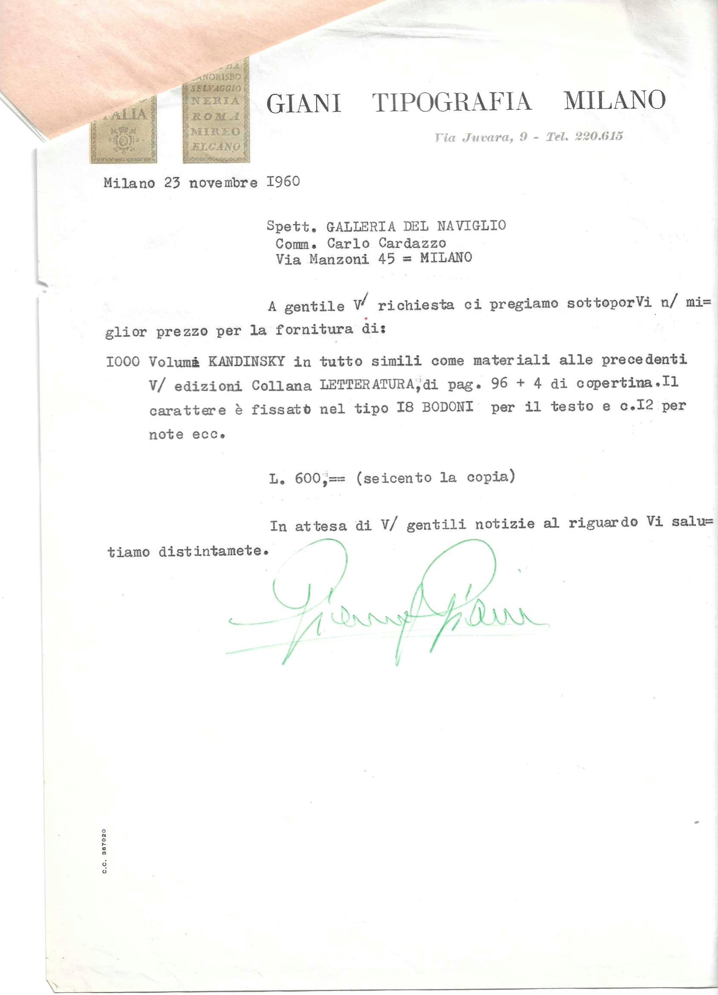WASSILY KANDINSKY, Set di foto e documenti