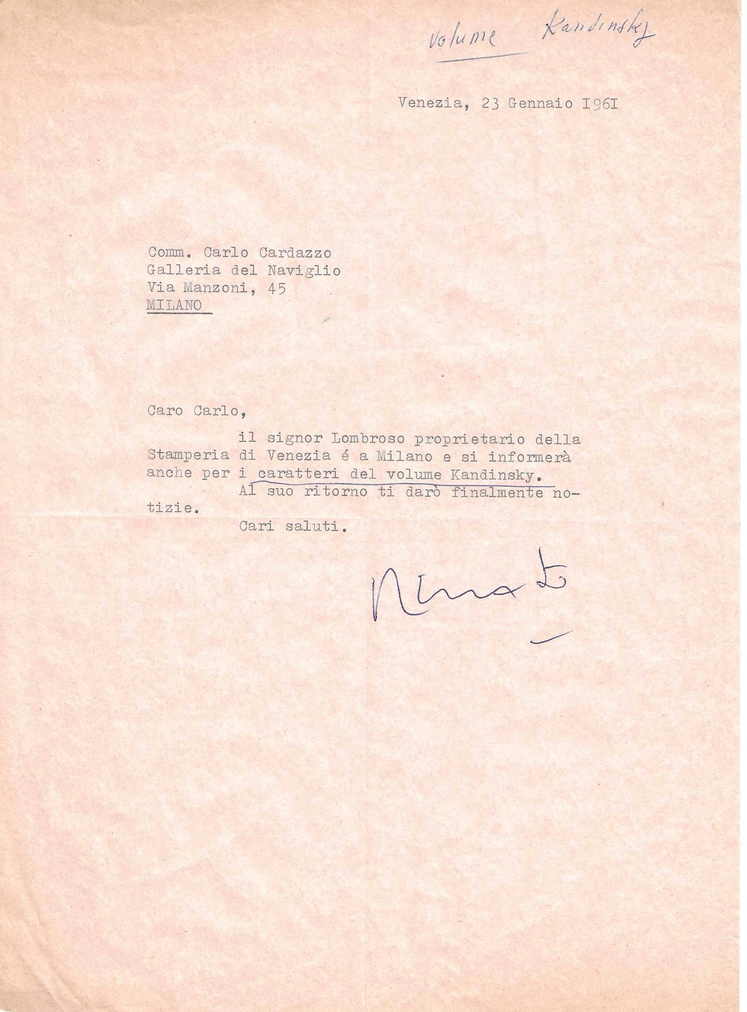 WASSILY KANDINSKY, Set di foto e documenti