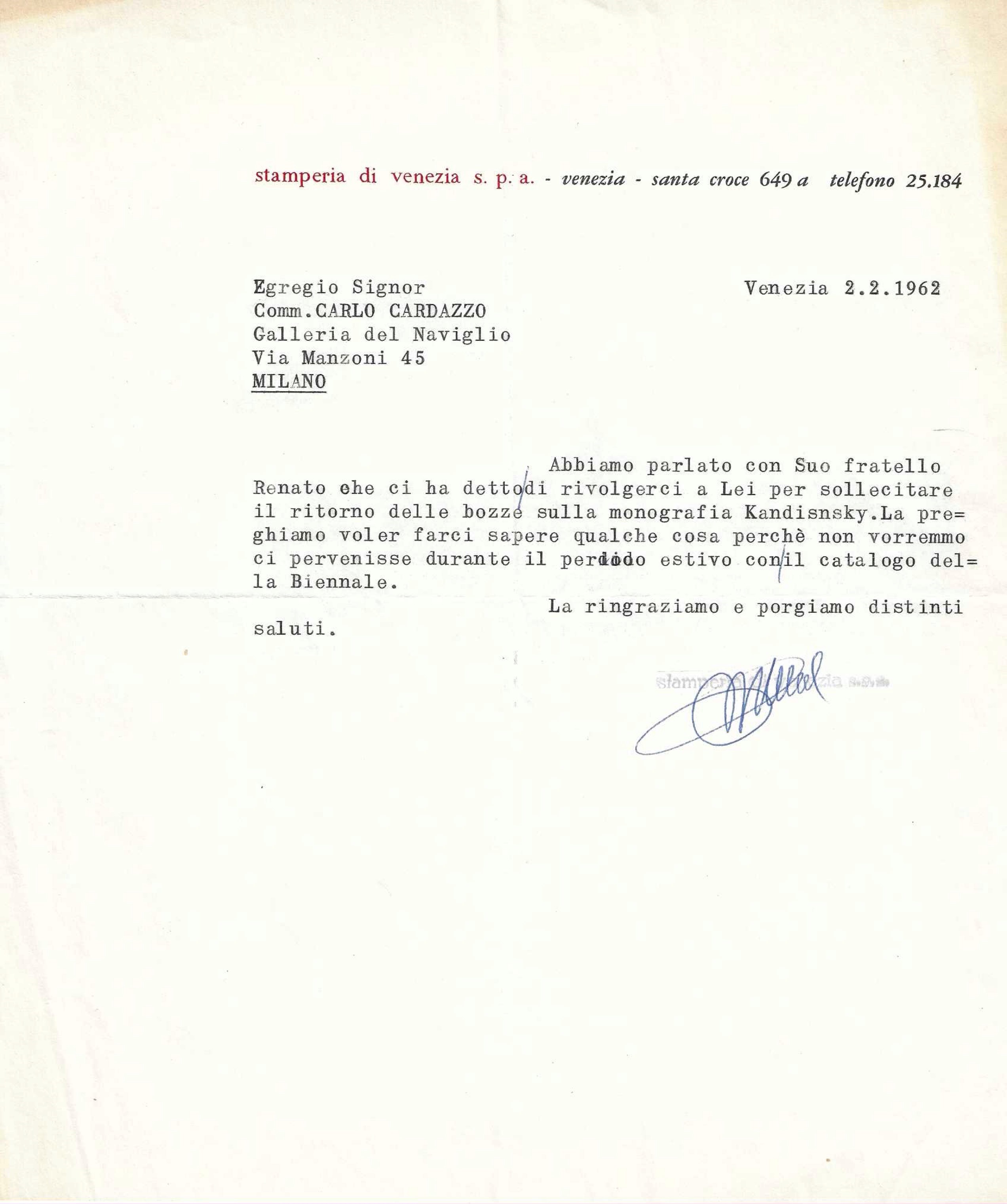 WASSILY KANDINSKY, Set di foto e documenti
