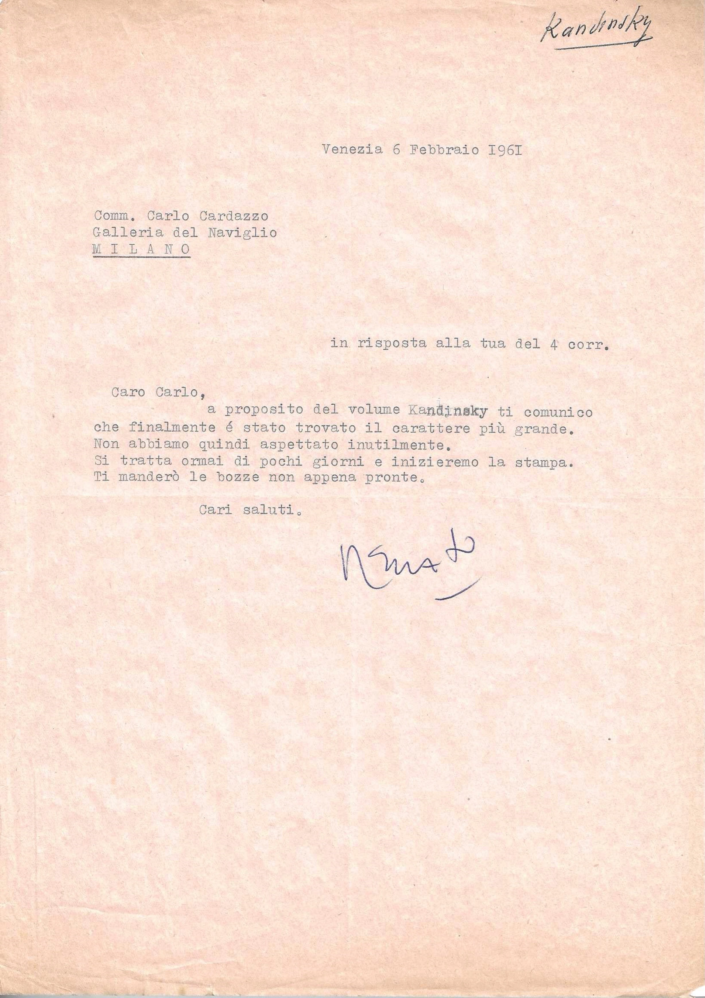 WASSILY KANDINSKY, Set di foto e documenti