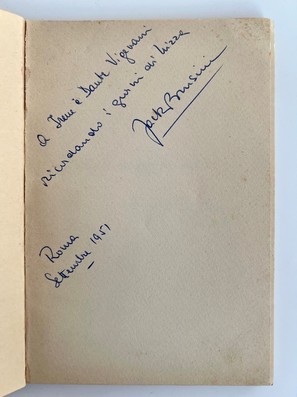Jack Brusini, Péchés de Septembre