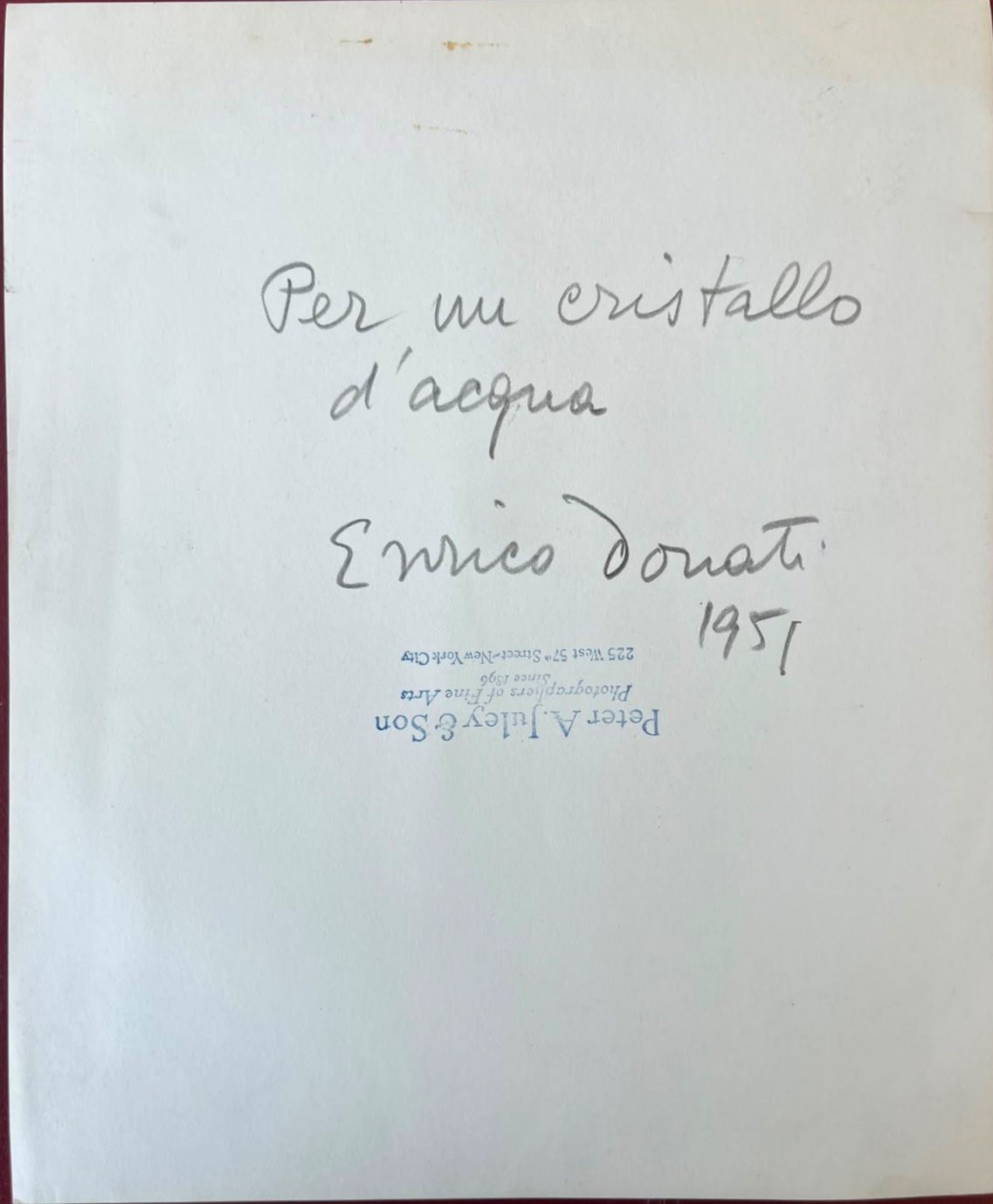 ENRICO DONATI