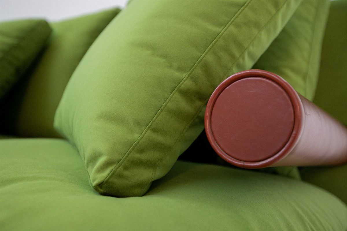 Divano "baisity" di B&b Italia in Velluto Verde