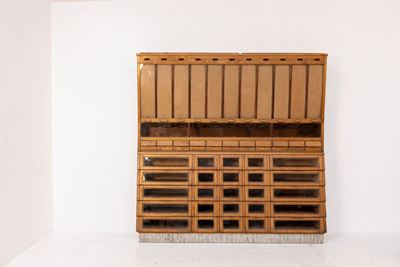 Mobile Dispensa per Negozio di Alimentari in Legno e Vetro