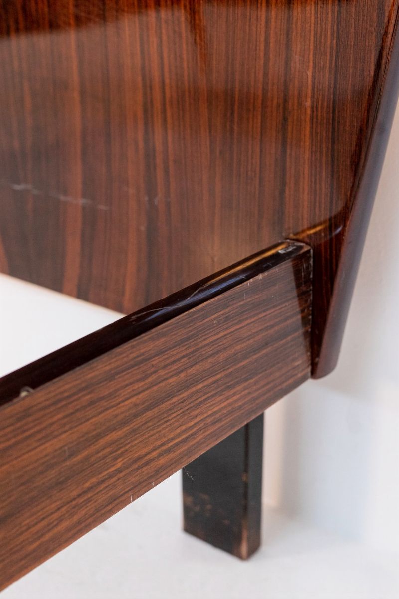 Letto in Legno Vintage Italiano (attr.)