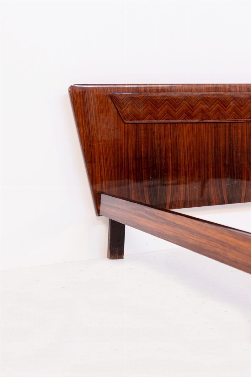 Letto in Legno Vintage Italiano (attr.)