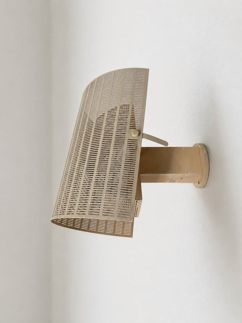 Mario Botta - Lampada da muro “Shogun” (modello Shogun), metallo, anni ’80