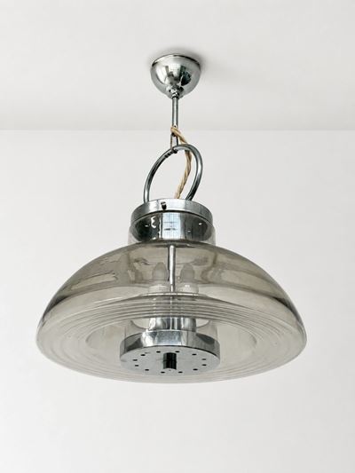 Pendente in vetro a tre luci