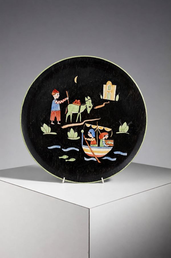 Società  Ceramica Italiana - Piatto artistico