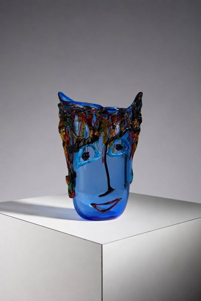 Vaso in vetro soffiato (Murano Glass)