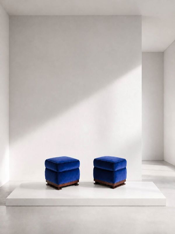 Guglielmo Ulrich - Coppia pouf
