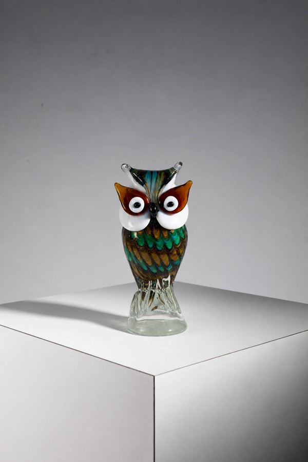 Murano Glass - Scultura Gufo