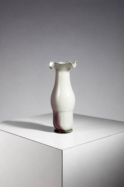 Vaso artistico in vetro di Murano