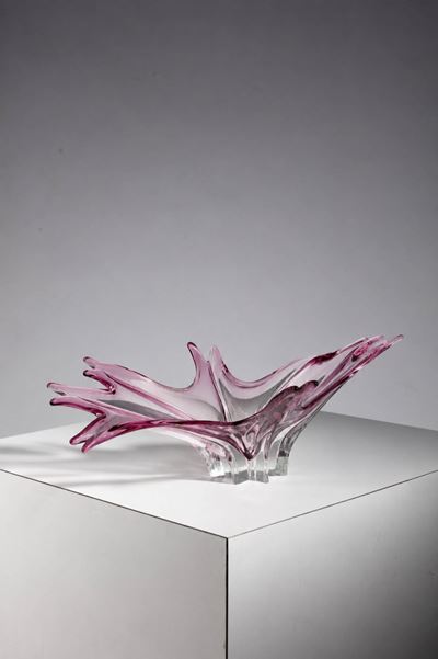 Centrotavola in vetro di Murano (anni ’70)