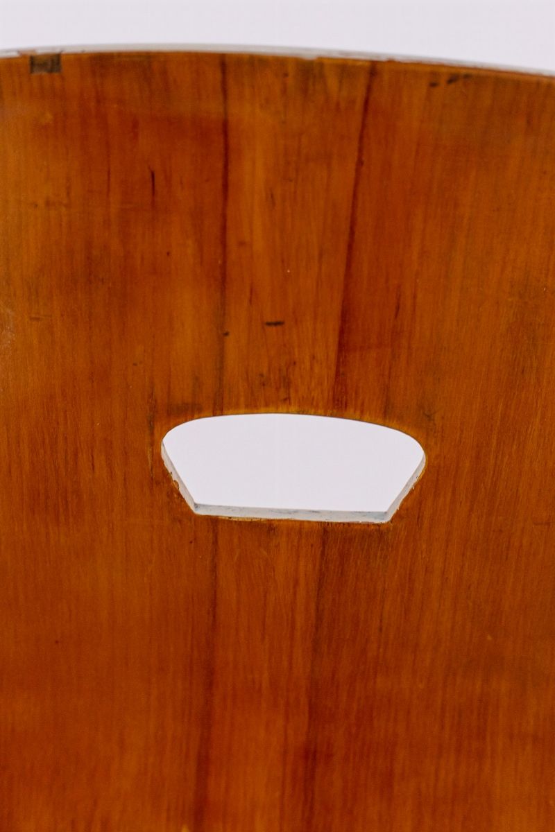 Sei Sedie Italiane in Legno Curvato di Scuola Torinese