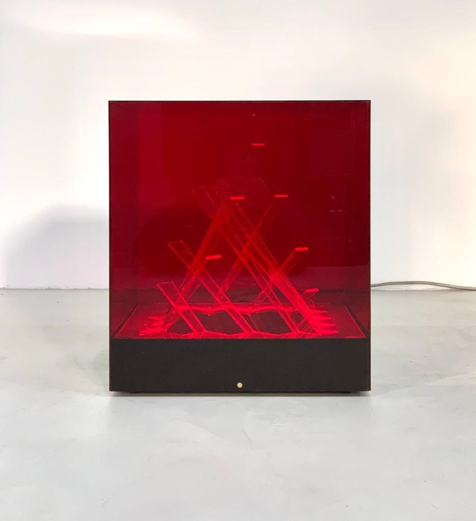 Lampada da Tavolo Cubo di Teo Rossa