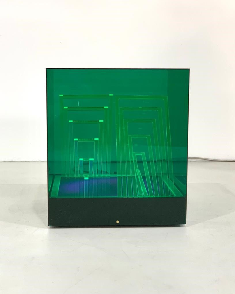 Lampada da Tavolo Cubo di Teo Verde