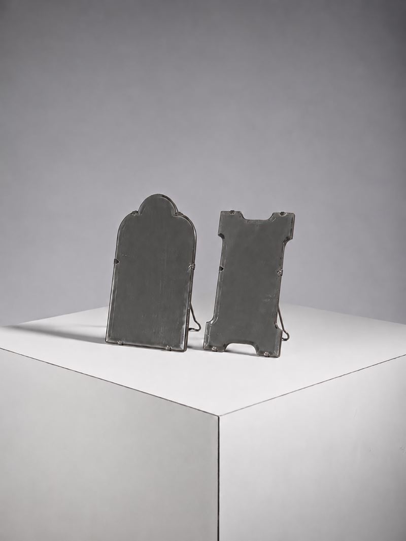 Manifattura Italiana - Coppia di specchi Art Déco da tavolo/vanity