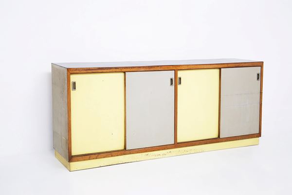 Ignazio Gardella - Credenza in legno verde italiano (Attr.)