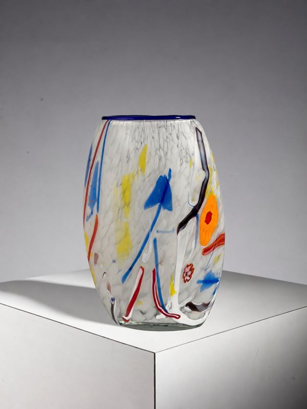 Toso Fratelli - Vase, label