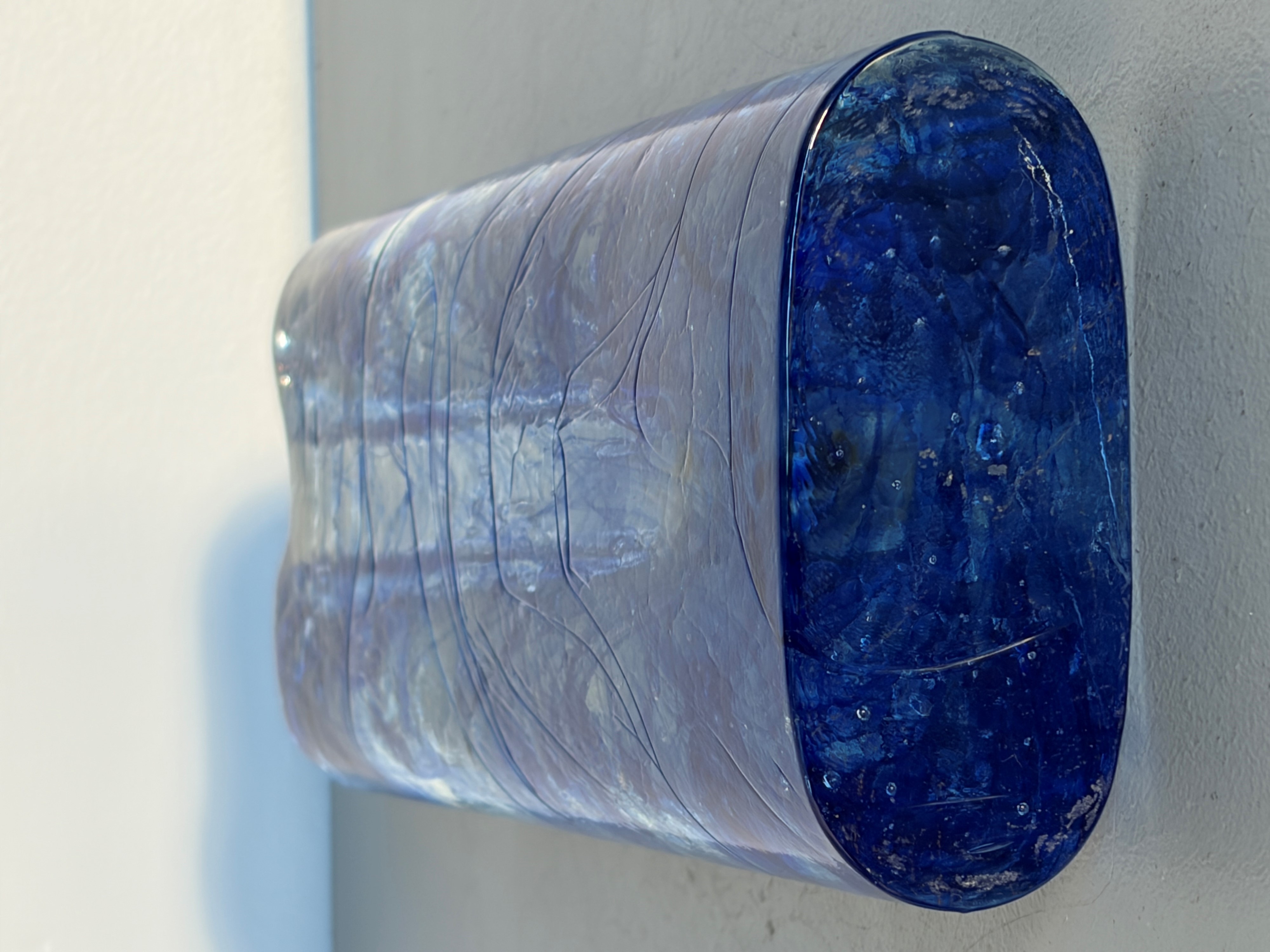 Marsberger Glaswerke - Vaso solifleur in vetro artistico (Murano sommerso) anni 70