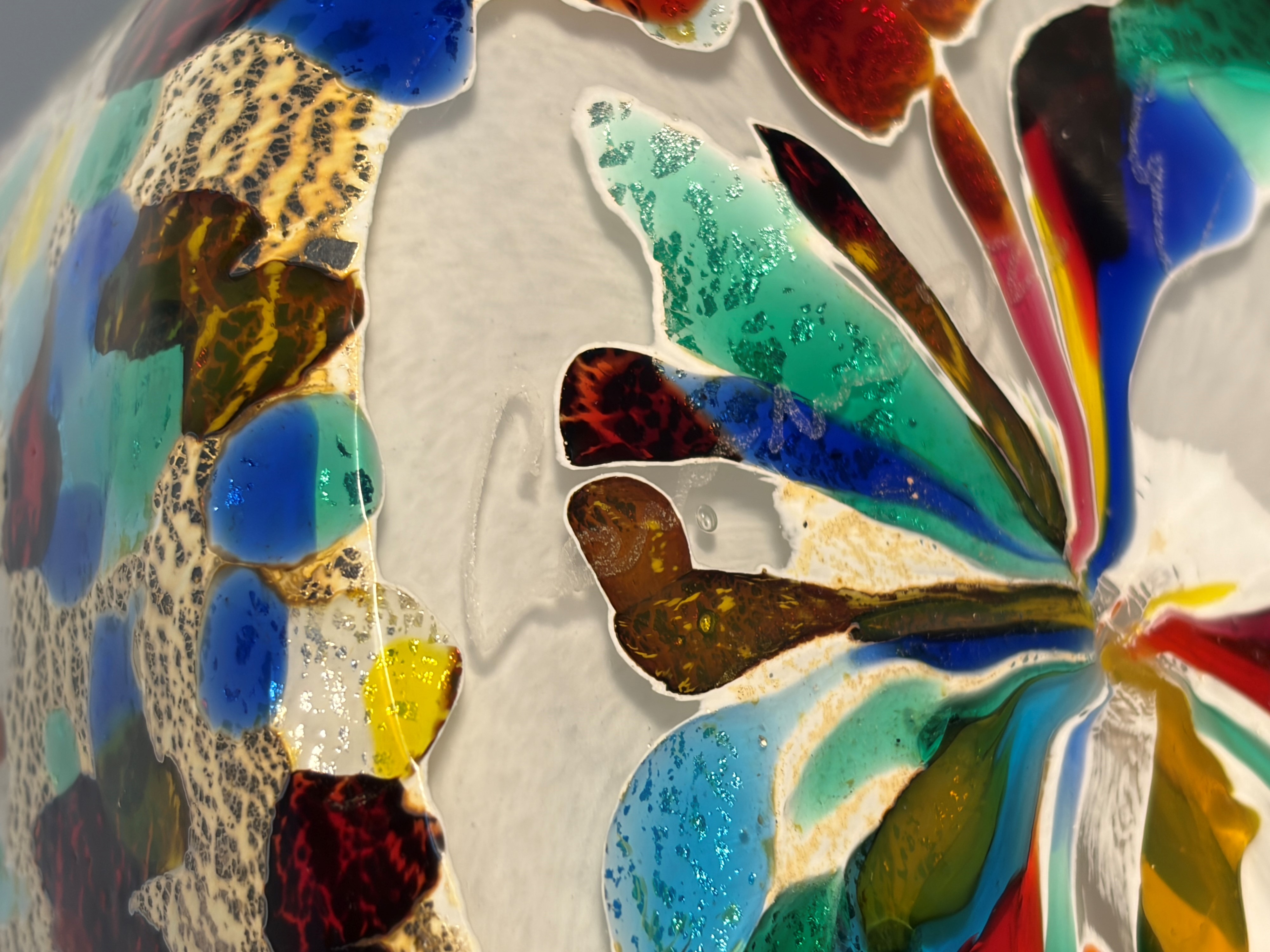 Enrico Cammozzo - Vaso “Carnevale” in vetro di Murano