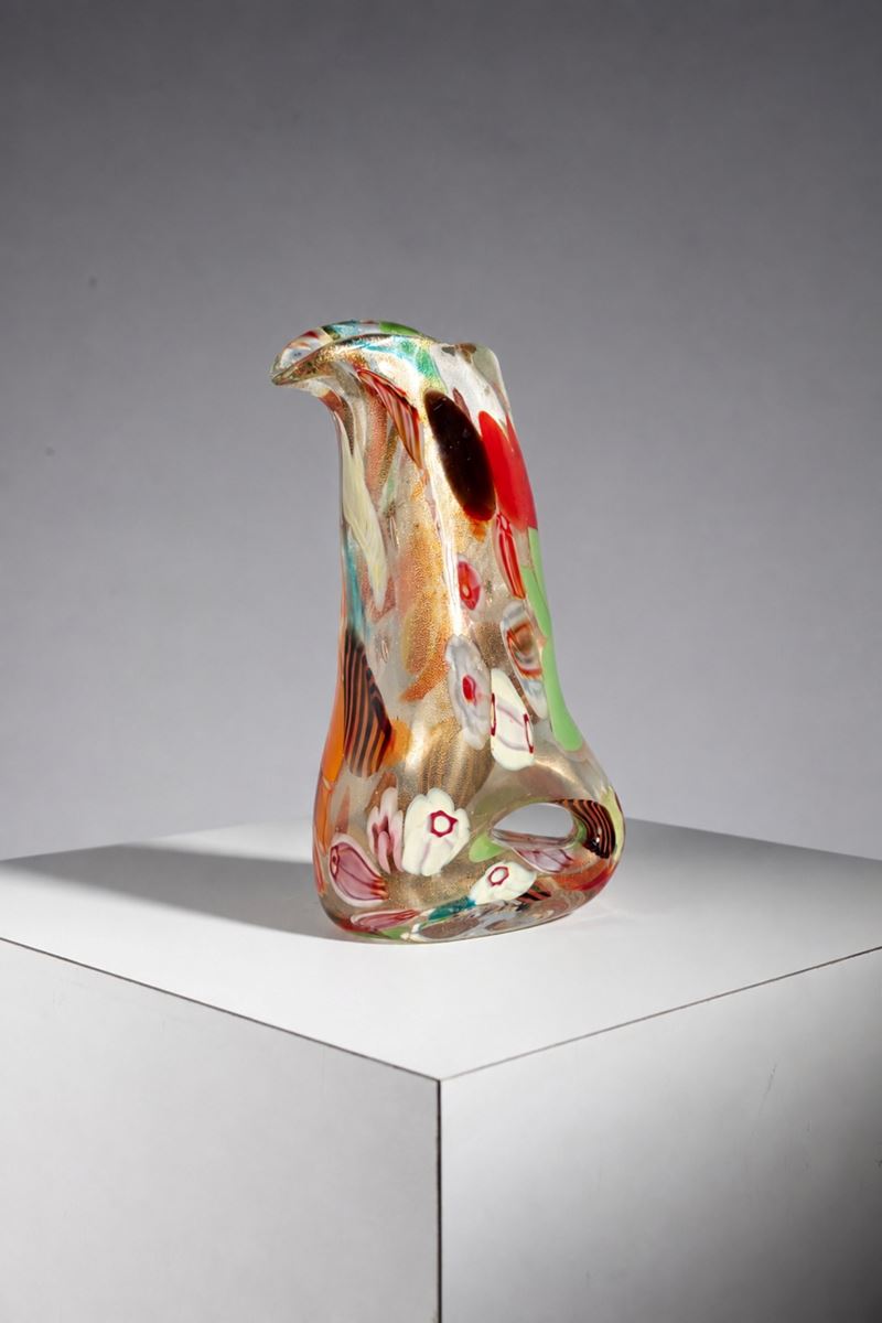 Aureliano Toso - Vaso in vetro di Murano (altezza 27 cm)